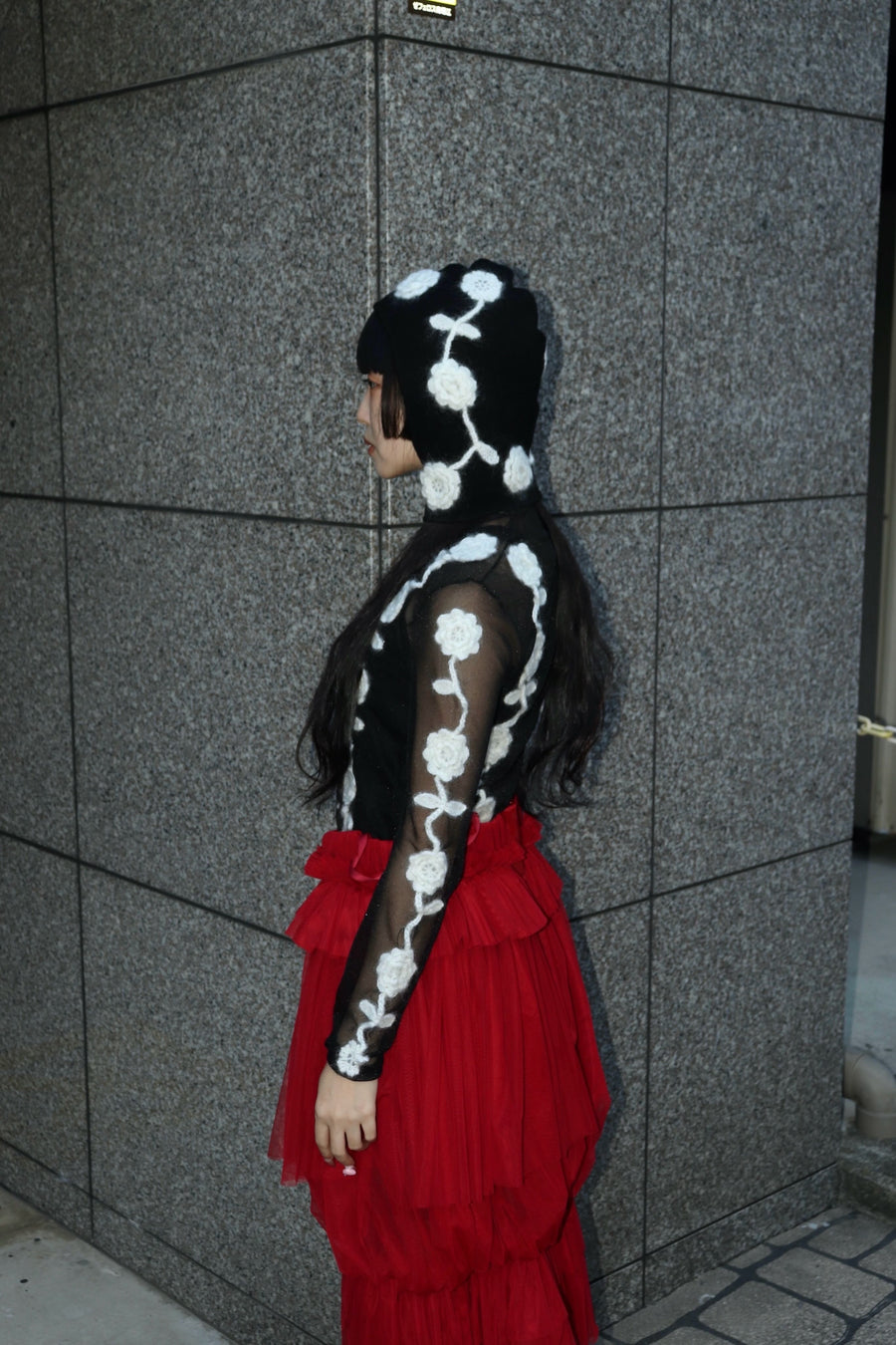 GANNI  Bonnet Crochet Flowers