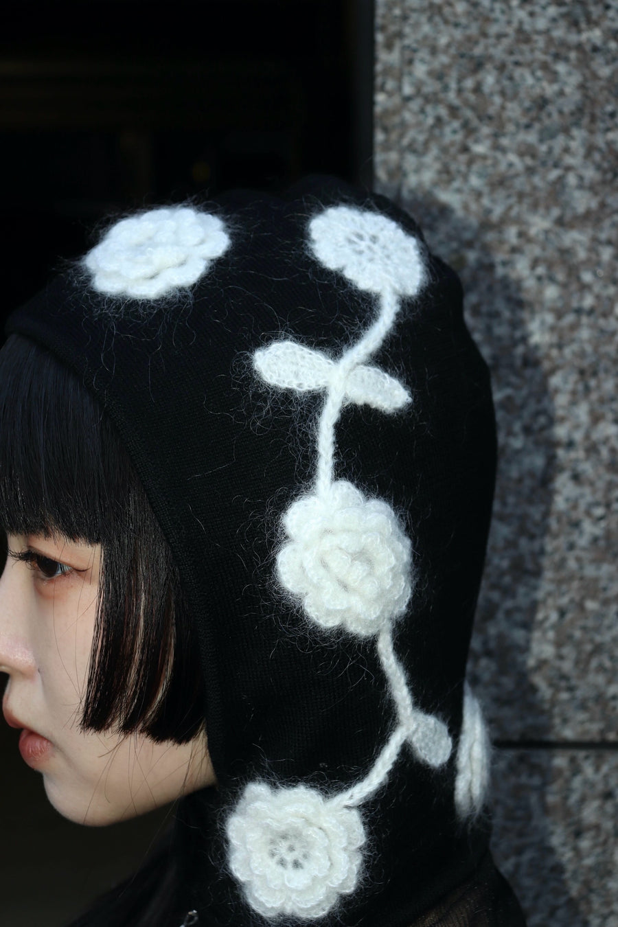 GANNI  Bonnet Crochet Flowers