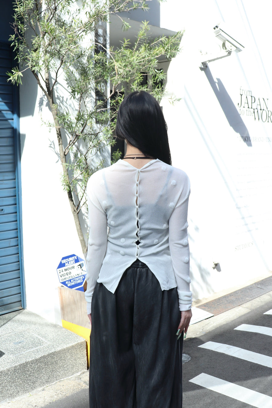 mukcyen(ムッシャン)のsnap orbit cardigan WHITEの通販｜PALETTE art