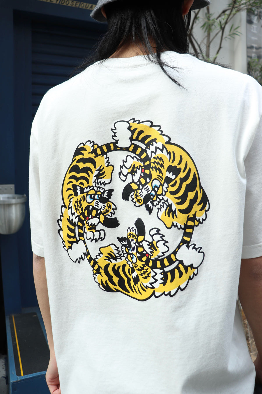 KENZO  VERDY COLLECTION OVERSIZE TSHIRT(OFF WHITE)