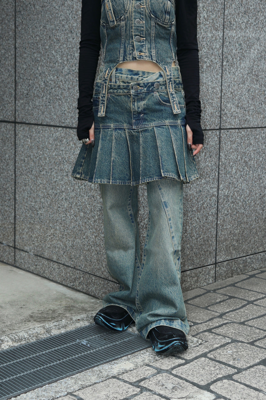 ANDERSSON BELL  LEVIS X ADSB SKIRT