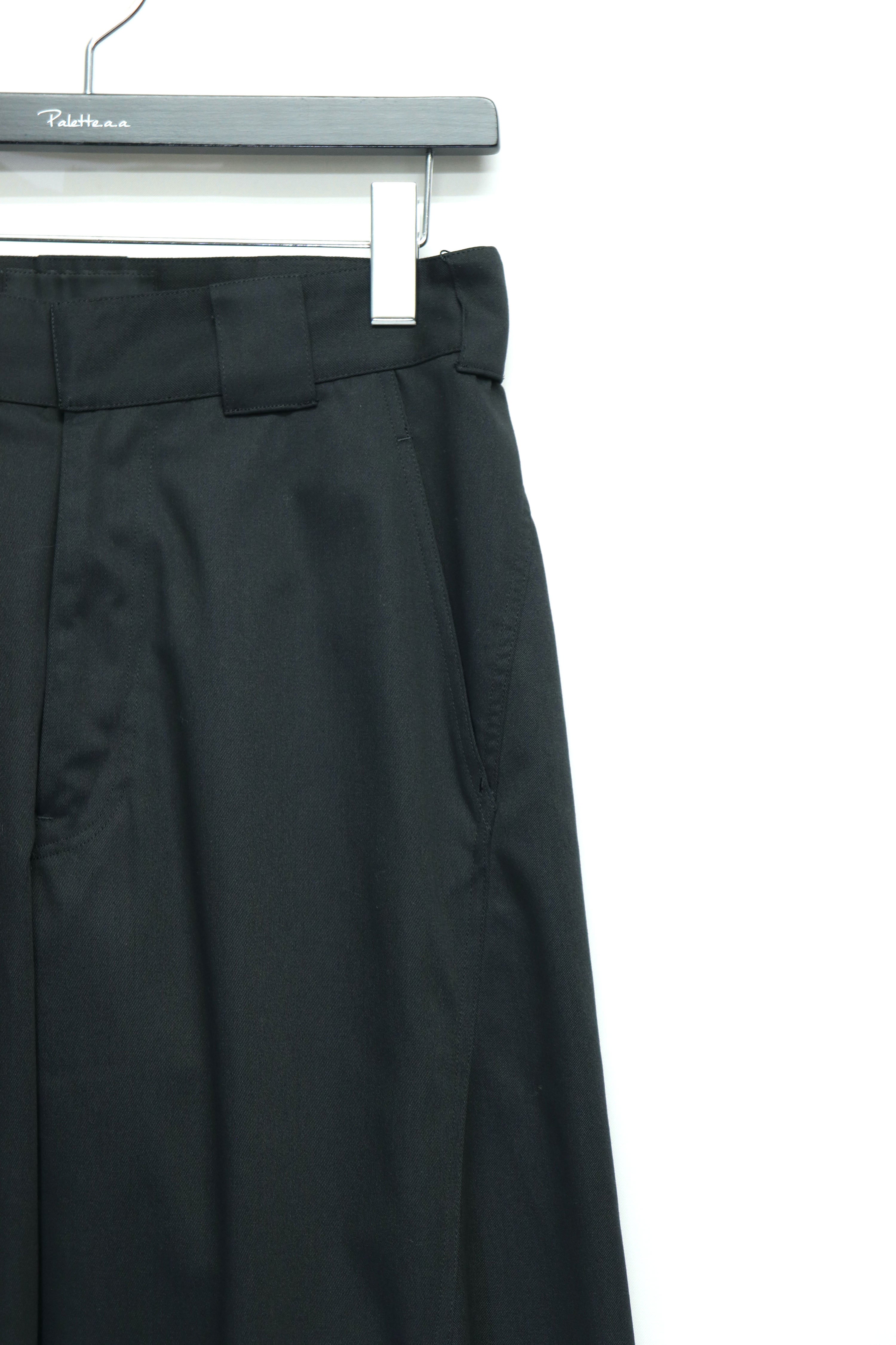 YUKI HASHIMOTO(ユウキハシモト)のTWISTED WORK PANTS BLACKの通販