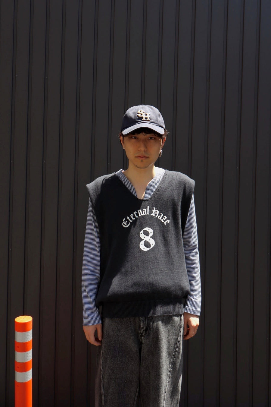 Taiga Igari  Flocky Print Knit Vest