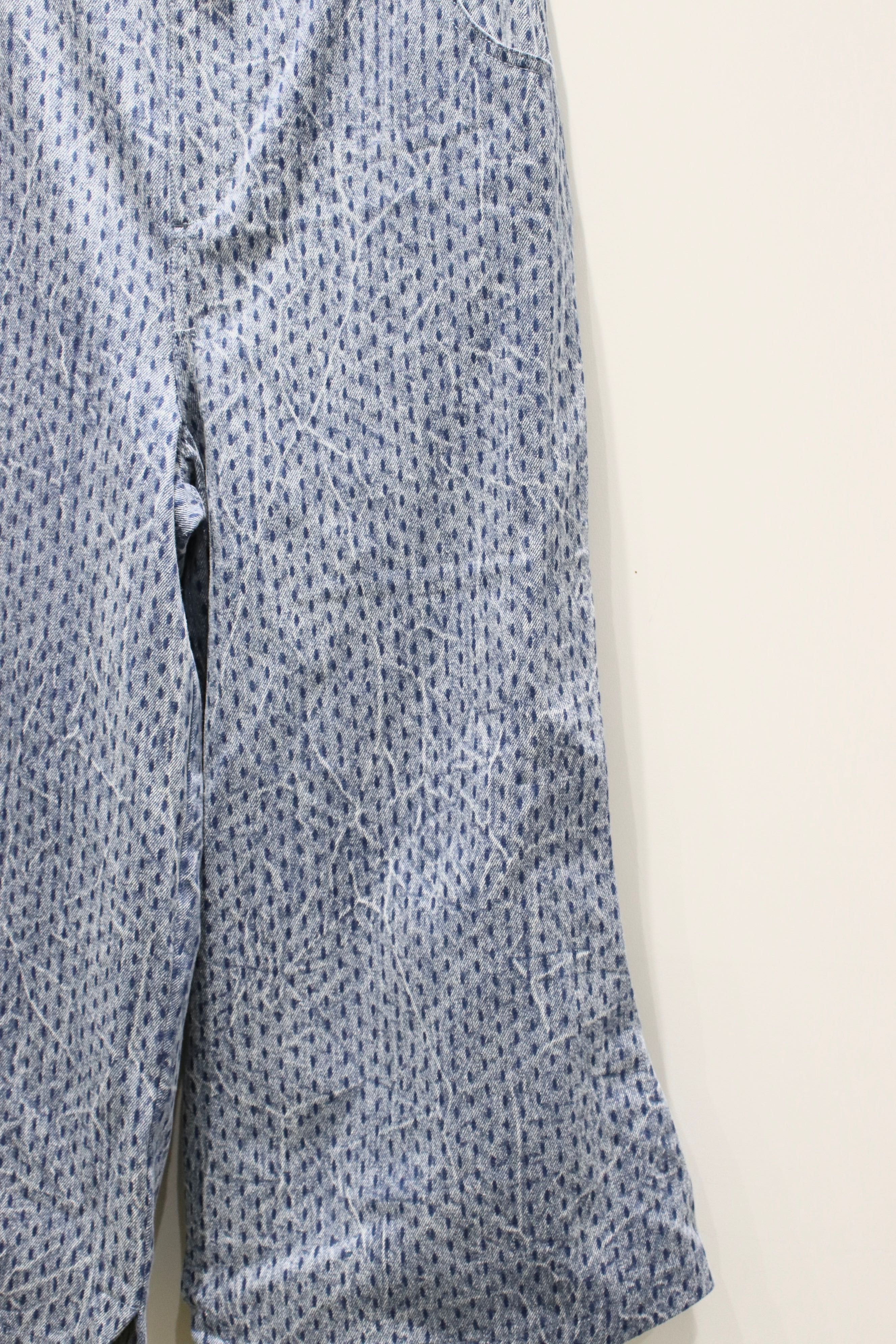 NAMESAKE(ネイムセイク)のPRINCE CRINKLE WASH TRACK JEANS CYBER BLUE