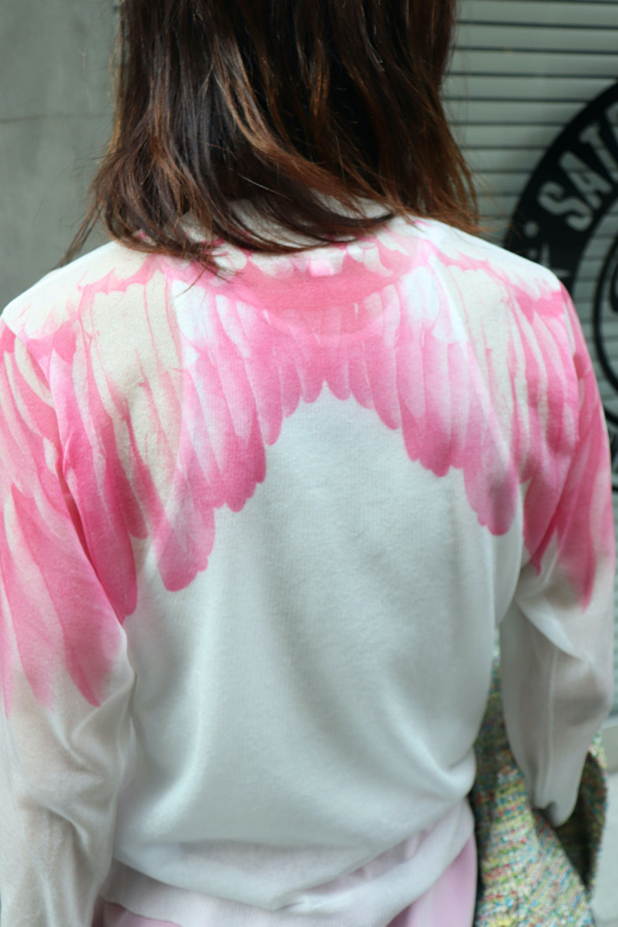 MASU(エムエーエスユー)のCLEAR ANGEL WING SWEATER CLEAR WHITEの通販 
