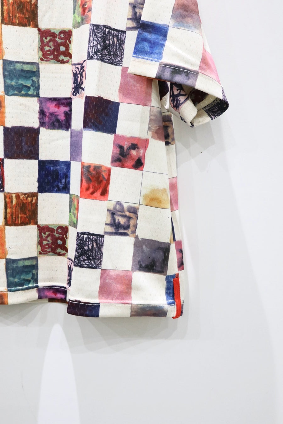 NAMESAKE  CHECKER BOARD SPORTS TOP