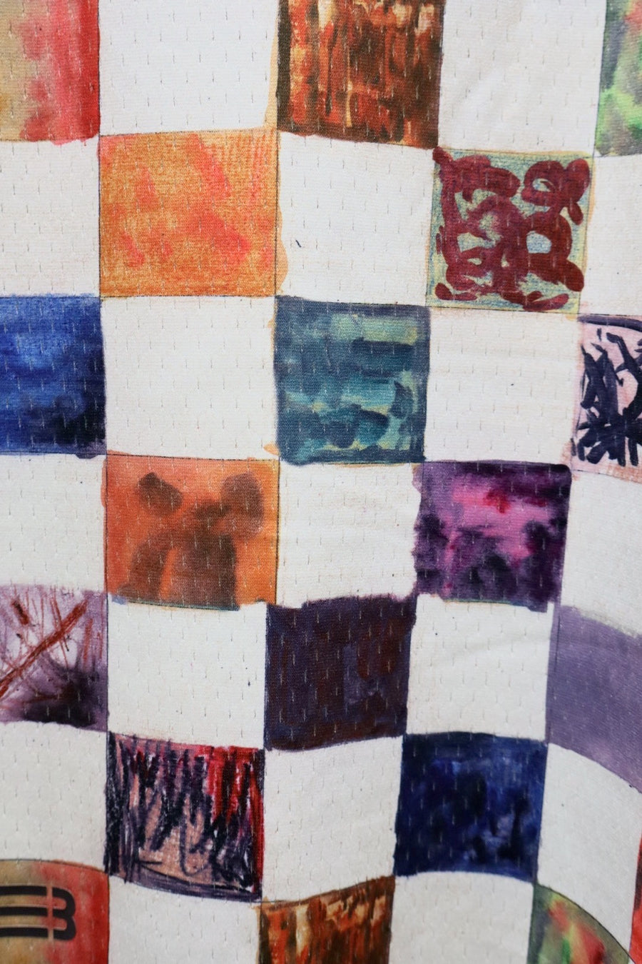 NAMESAKE  CHECKER BOARD SPORTS TOP