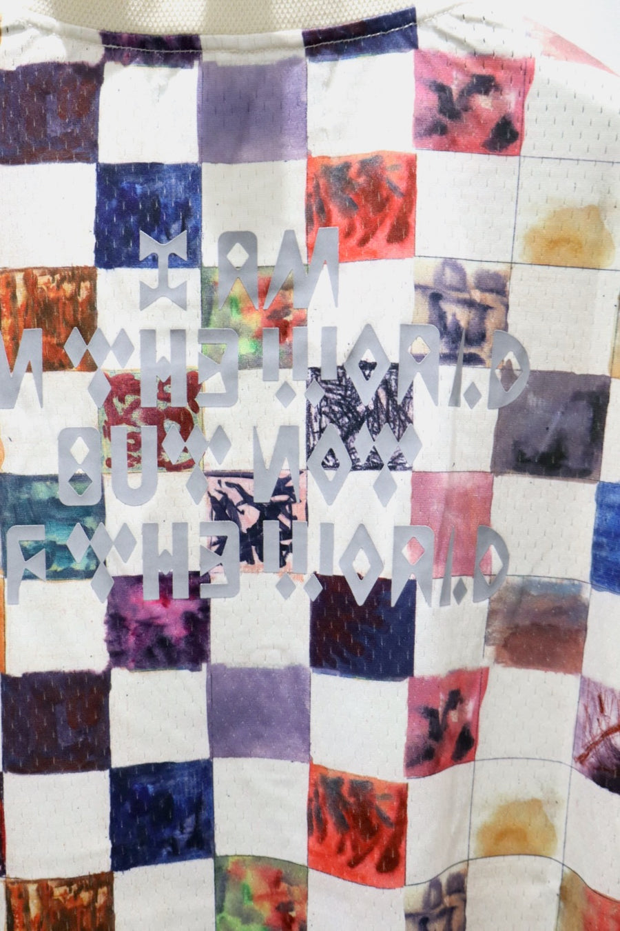 NAMESAKE  CHECKER BOARD SPORTS TOP