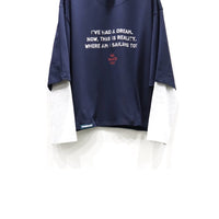 NAMESAKE(ネイムセイク)のMAYO OVERSIZED RUNNER DOUBLE SLEEVE TEEの