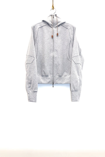 JIAN YE  SOLID HOODIE 弍(HEATHERGRAY)