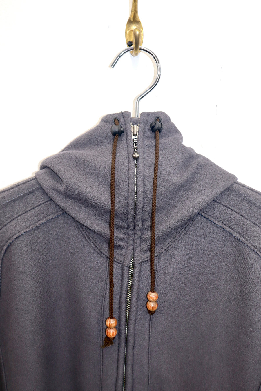 JIAN YE  SOLID HOODIE 弍(CHARCOAL)