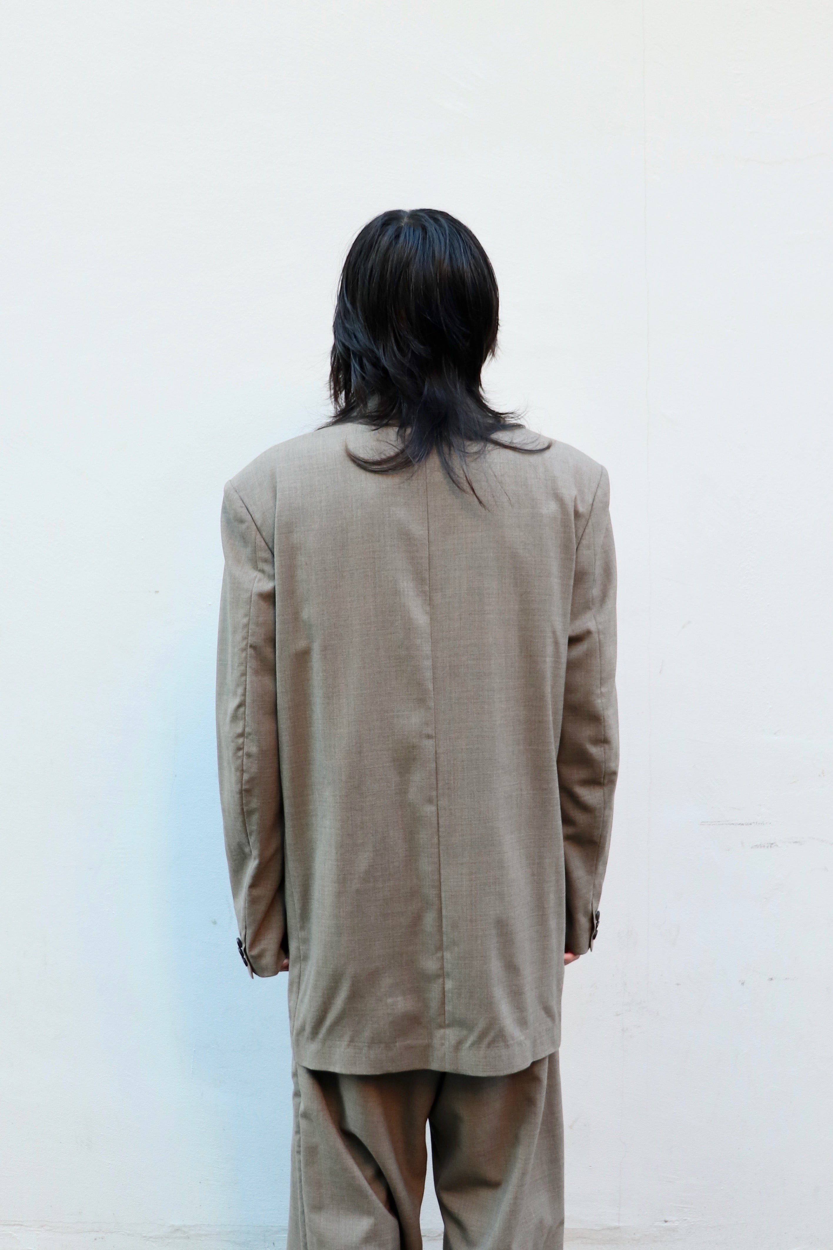 ジャケット・アウター Soshiotsuki 25ss LINEN WASHER 2B DOUBLE SOSHIOTSUKI - 【25AW】インターライニング ポケット ウールサージ