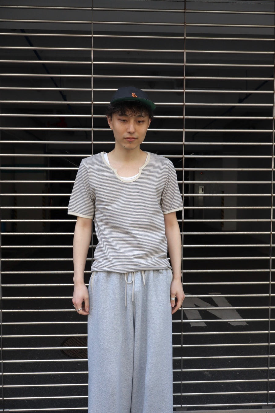 SUGARHILL(シュガーヒル)のSTRIPE TIGHT TEE ECRU MINTの通販｜PALETTE