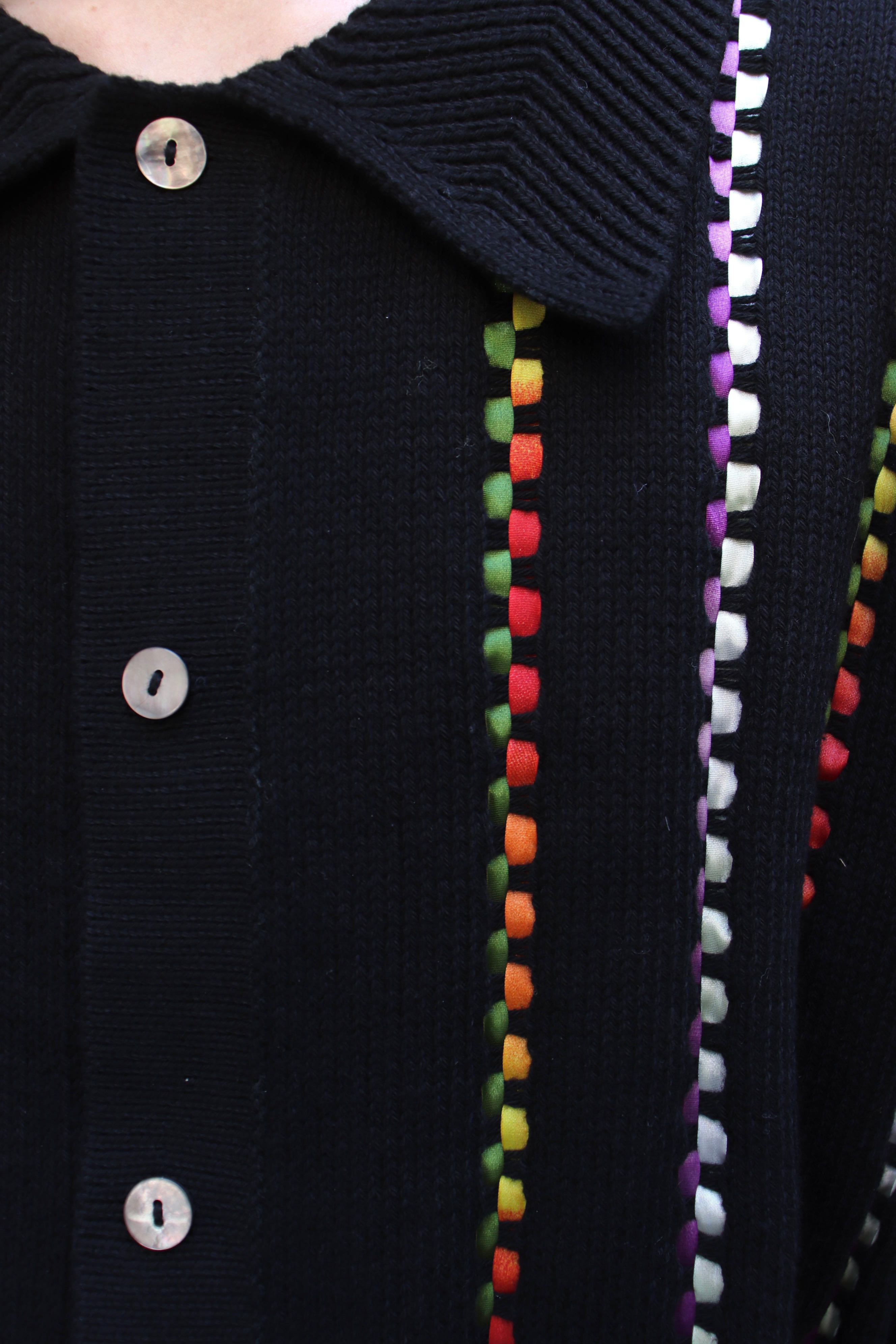 NAMESAKE(ネイムセイク)のBILL STRIPE WARM UP KNIT SHIRTの通販 