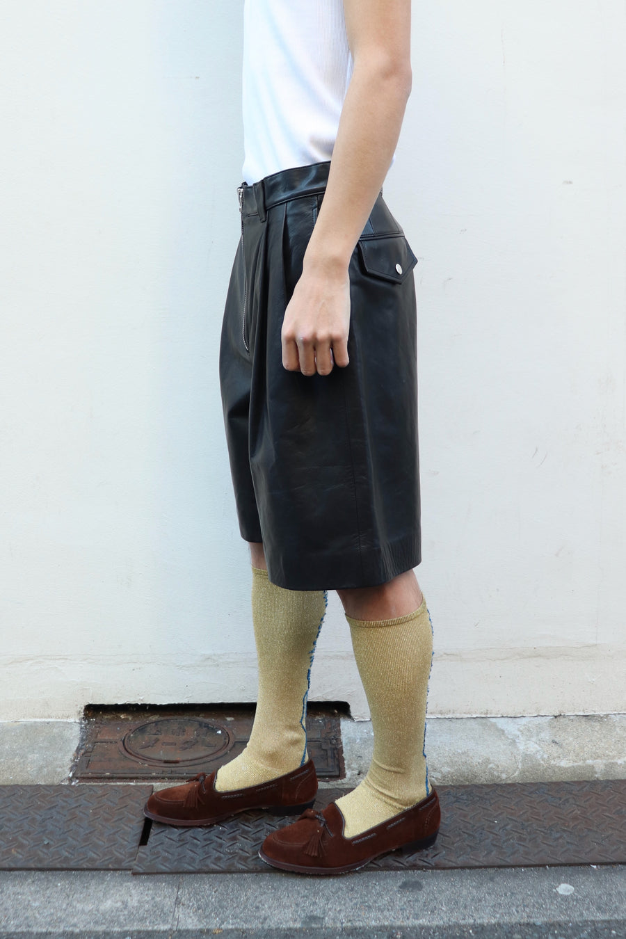 LITTLEBIG(リトルビッグ)のLeather Short Pantsの通販｜PALETTE art