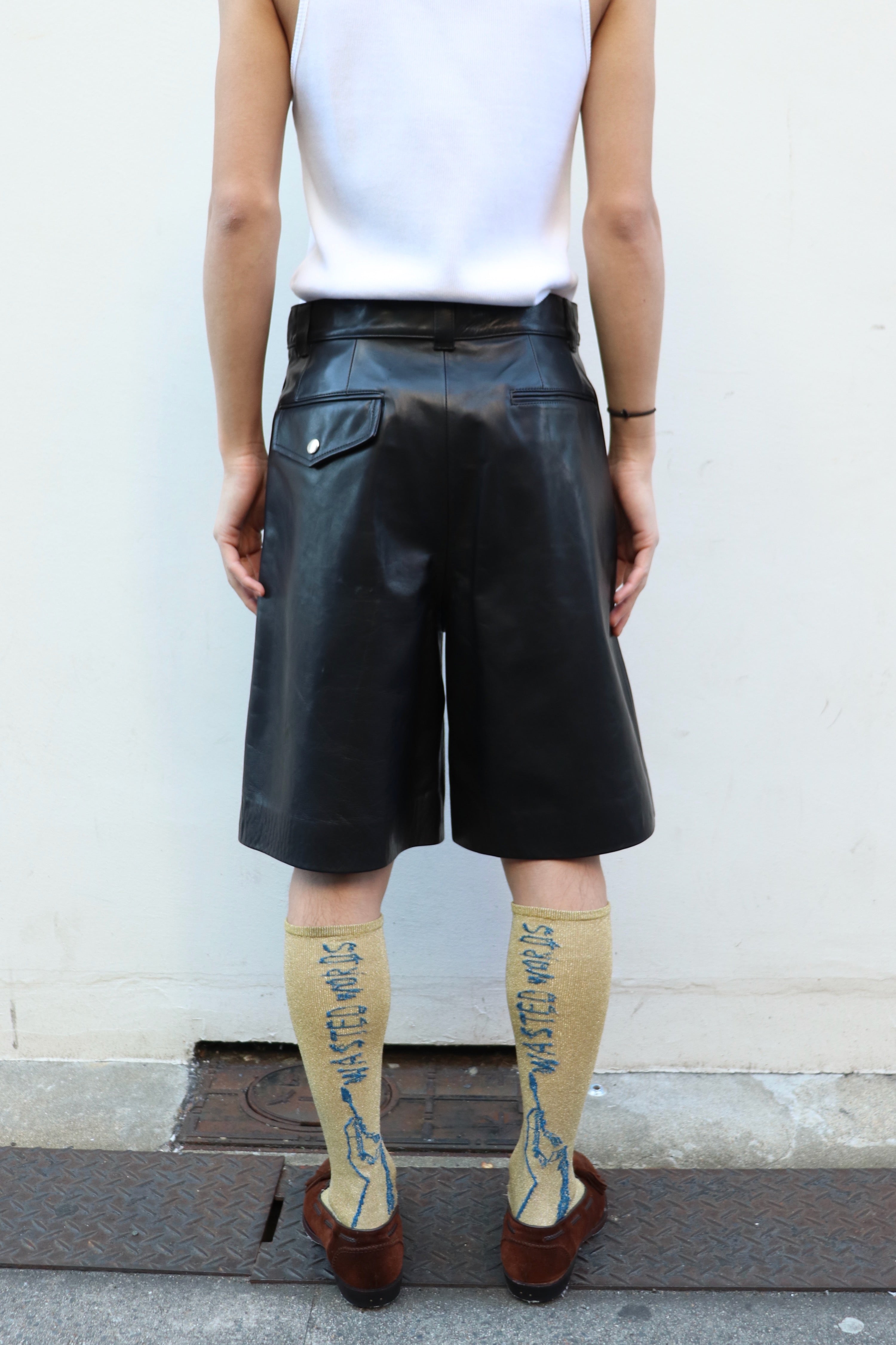 LITTLEBIG(リトルビッグ)のLeather Short Pantsの通販｜PALETTE art
