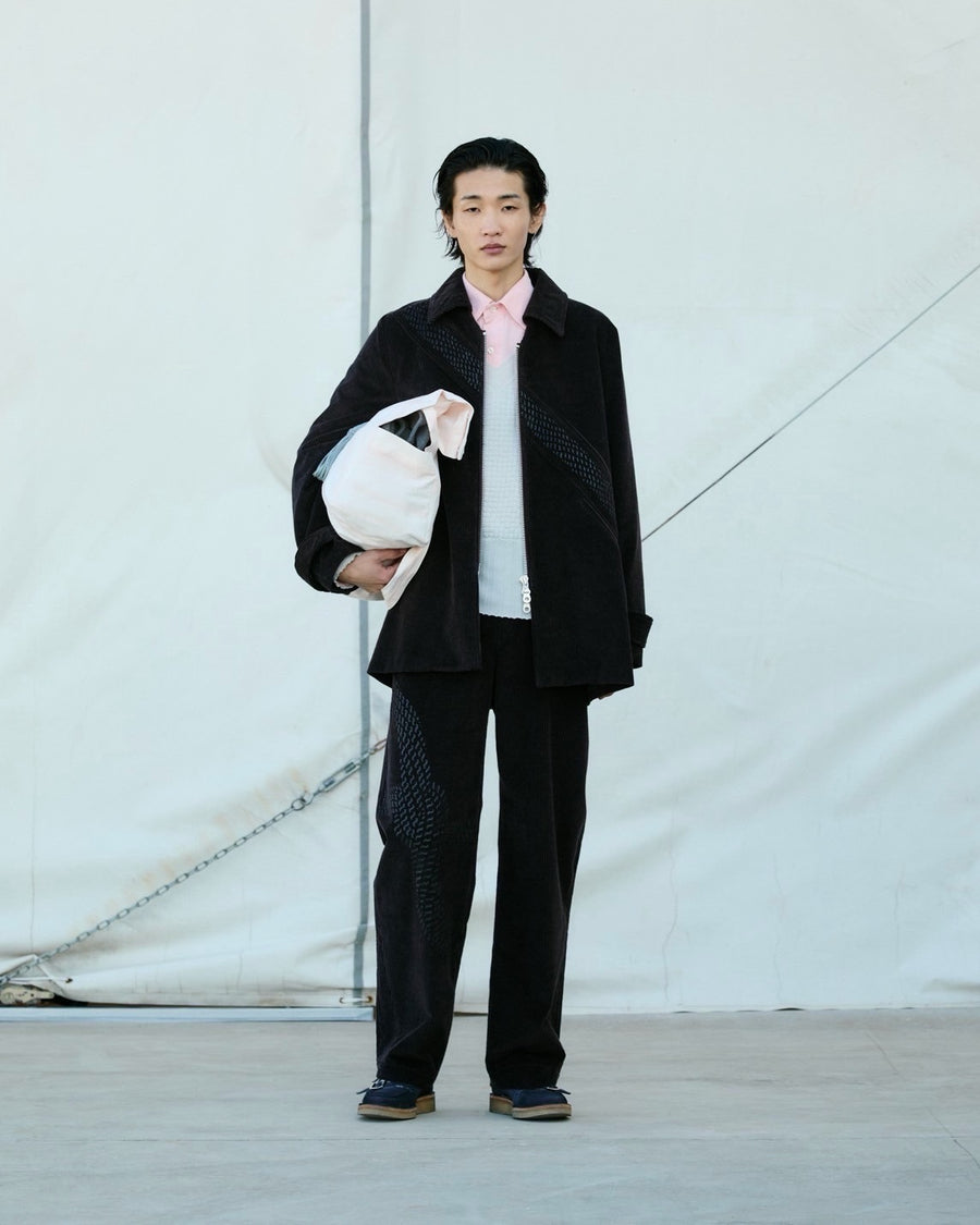 RIKU UMEHARA  CREASE ROPE PANTS