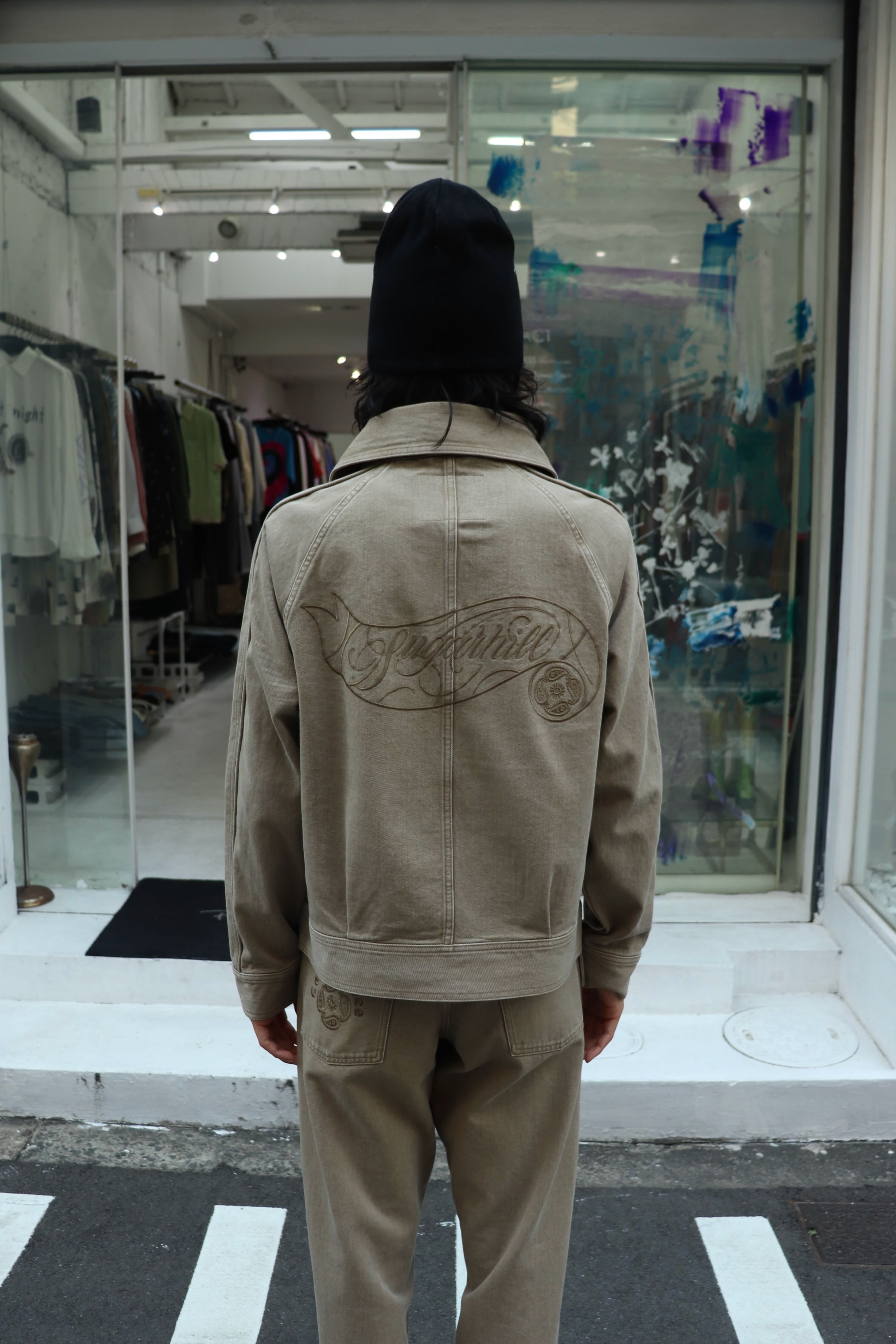 SUGARHILL(シュガーヒル)の“CS” ZIP LACING JACKET TOBACCO BROWNの