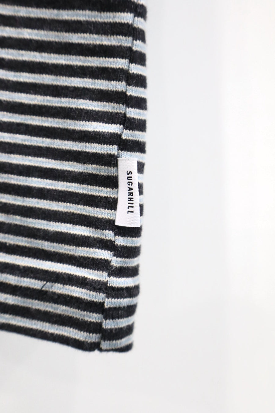 SUGARHILL(シュガーヒル)のSTRIPE TIGHT TEE BLACK MINTの通販
