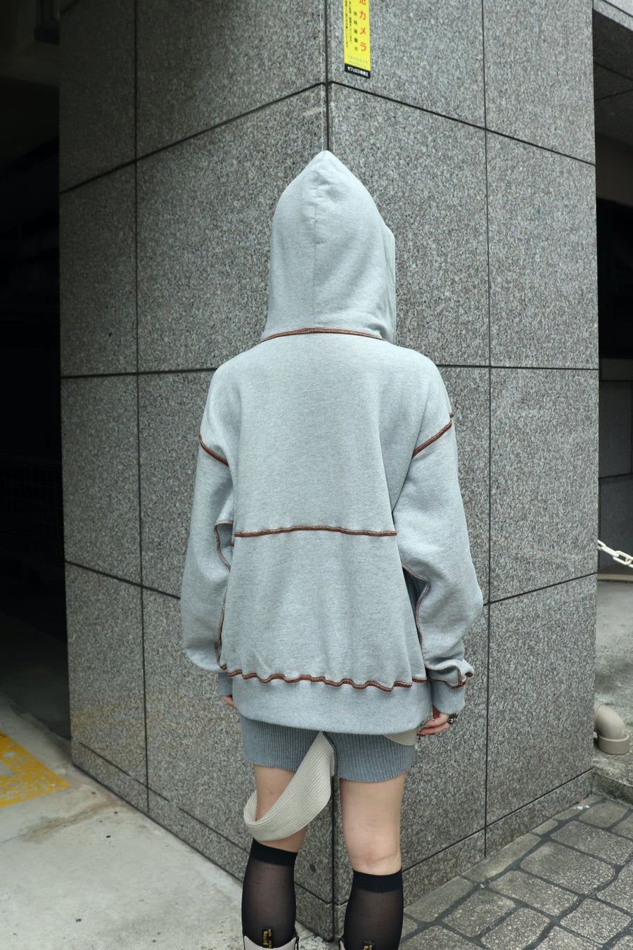 kotohayokozawa  REVERSIBLE HOODIE