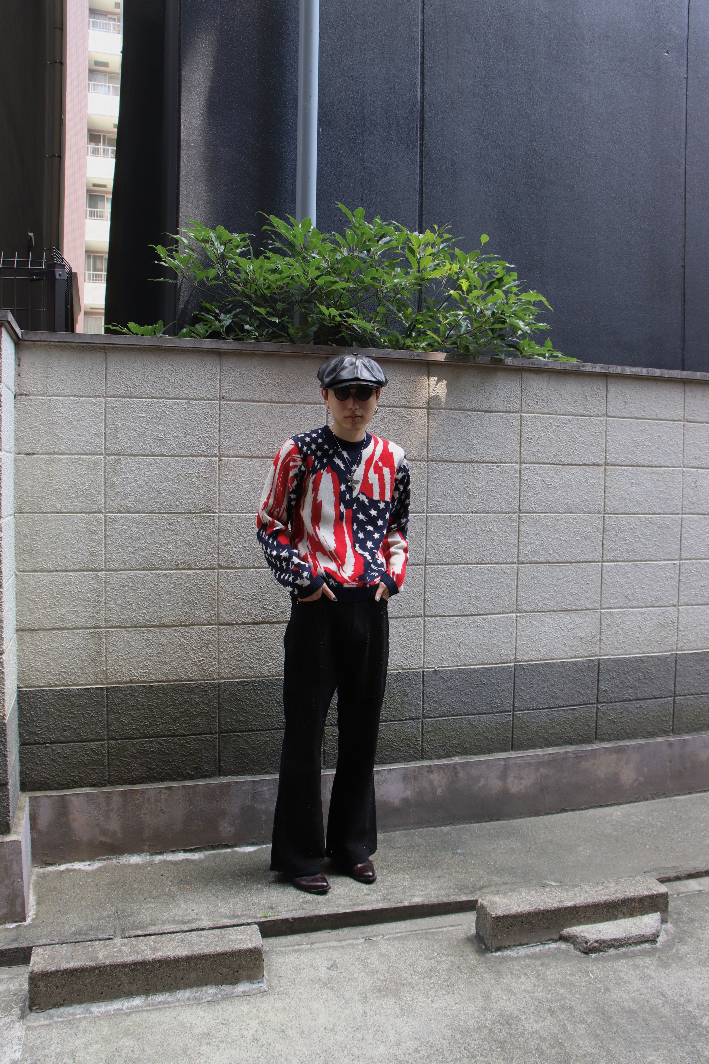 MASU's MARBLE FLAG SWEATER mail order | Palette Art Alive online