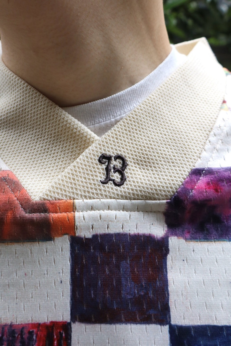 NAMESAKE  CHECKER BOARD SPORTS TOP