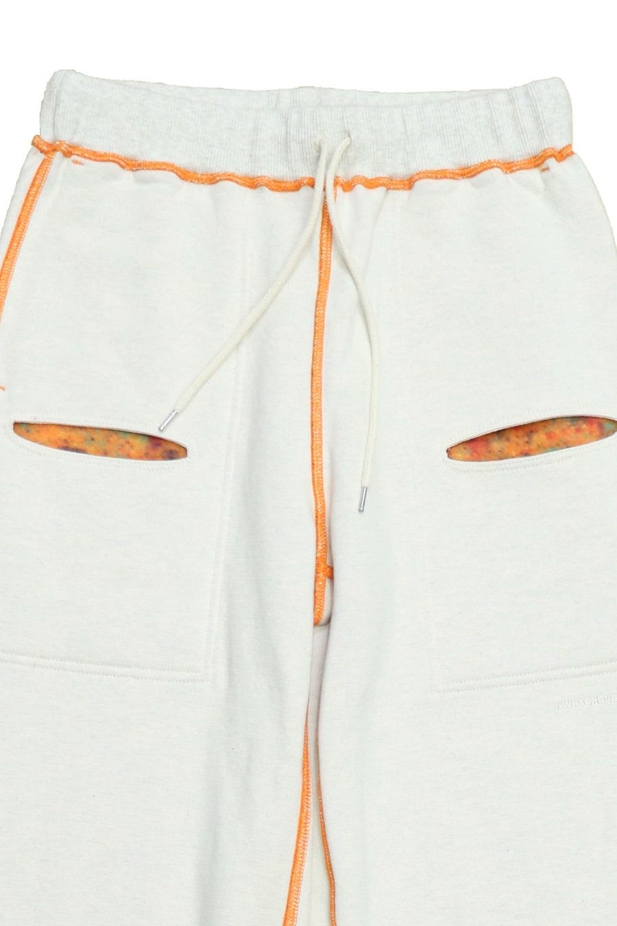 kotohayokozawa  REVERSIBLE SWEATPANTS(ORANGE)