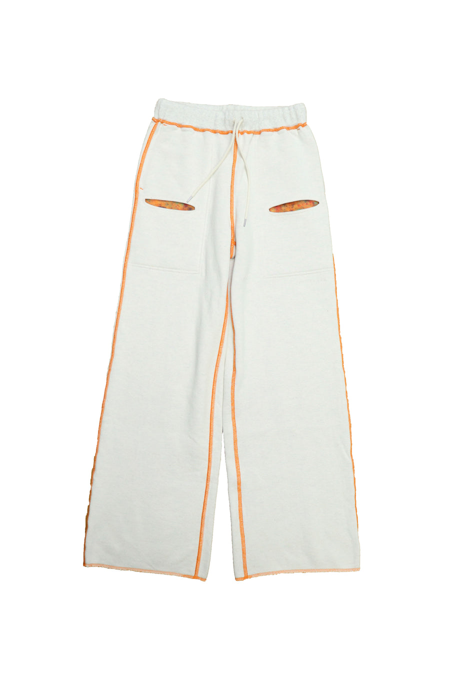 kotohayokozawa  REVERSIBLE SWEATPANTS(ORANGE)