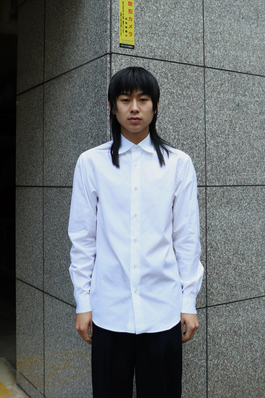 SOSHIOTSUKI  MANICA CAMICIA DRESS SHIRT(WHITE)