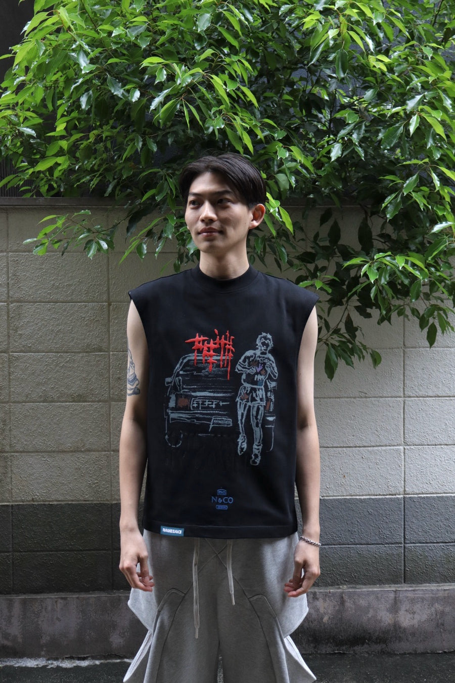 NAMESAKE  EVANS TERRY FOX TANK(EUPHORIC BLACK)