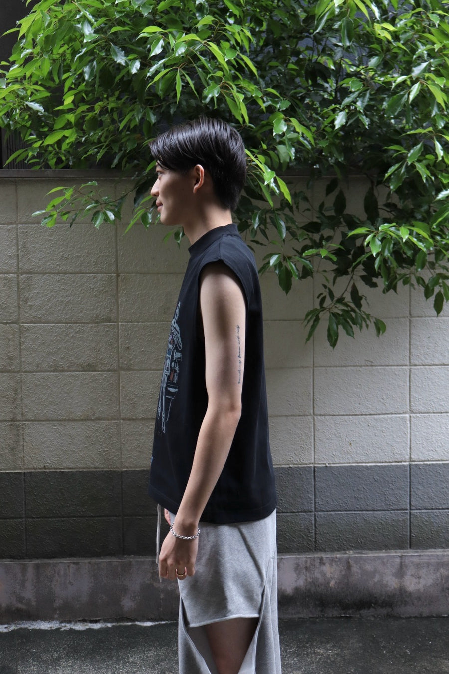 NAMESAKE  EVANS TERRY FOX TANK(EUPHORIC BLACK)