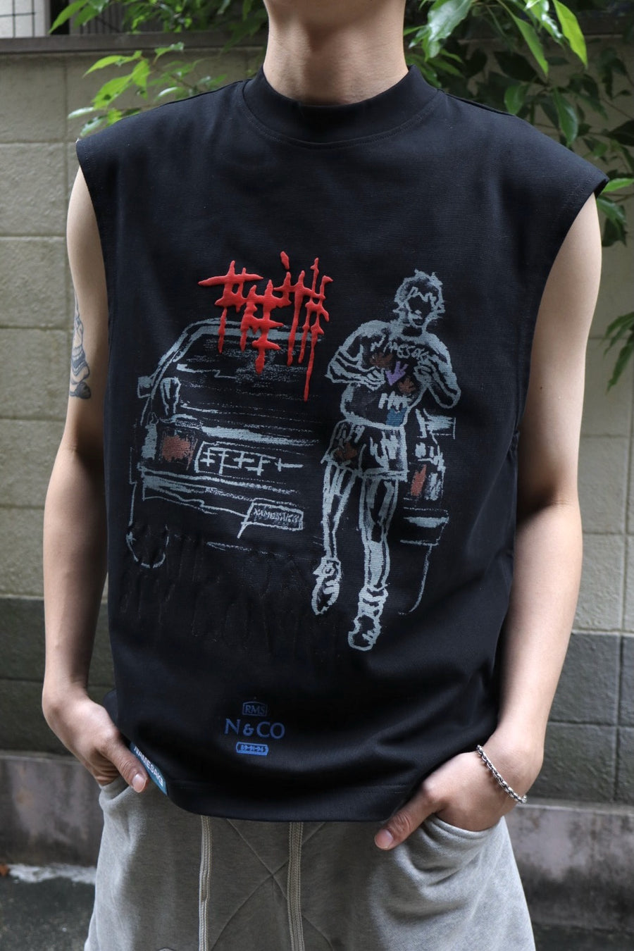 NAMESAKE  EVANS TERRY FOX TANK(EUPHORIC BLACK)