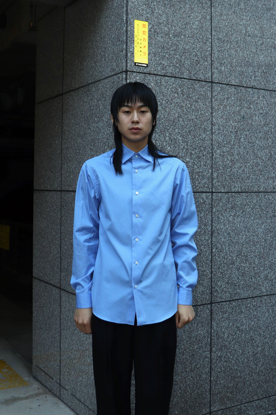 SOSHIOTSUKI  MANICA CAMICIA DRESS SHIRT(SAXE)