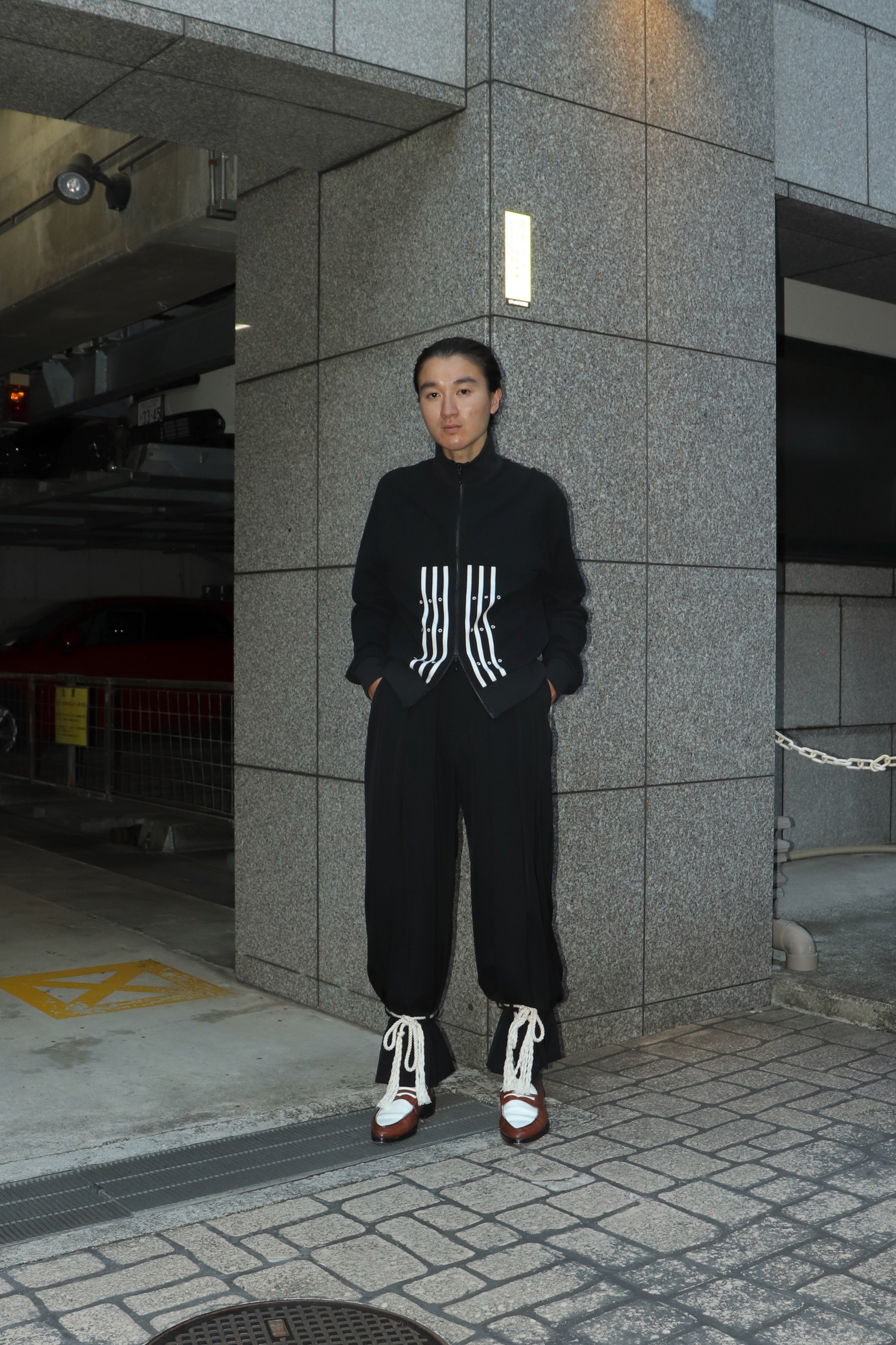 ソウシオオツキ　ジャケットとスラックス SOSHIOTSUKI/ソウシオオツキ】INSIDE LAPEL JACKET（テーラード