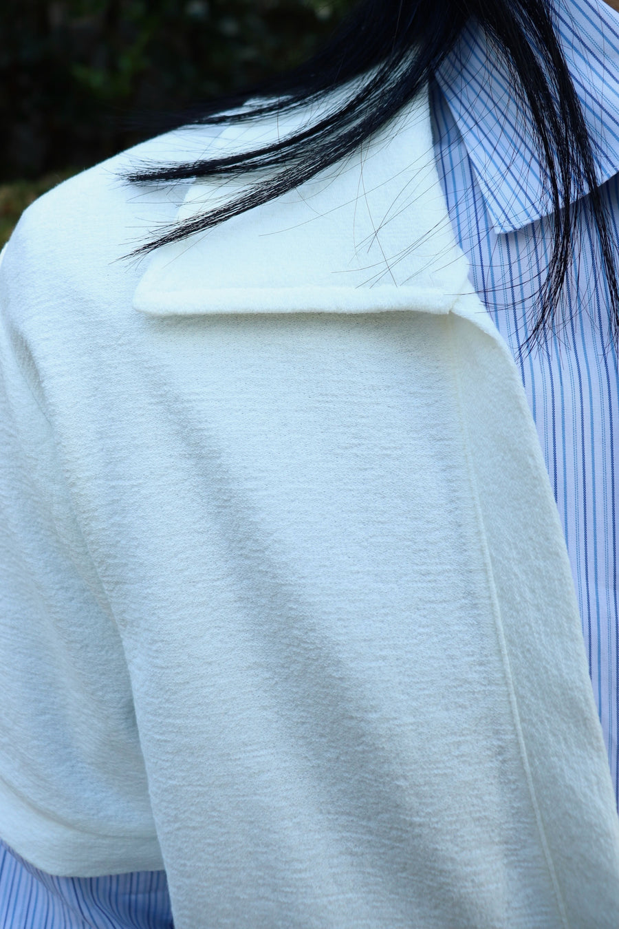 SOSHIOTSUKI  DRY COTTON SKIPPER SHIRT(WHITE)