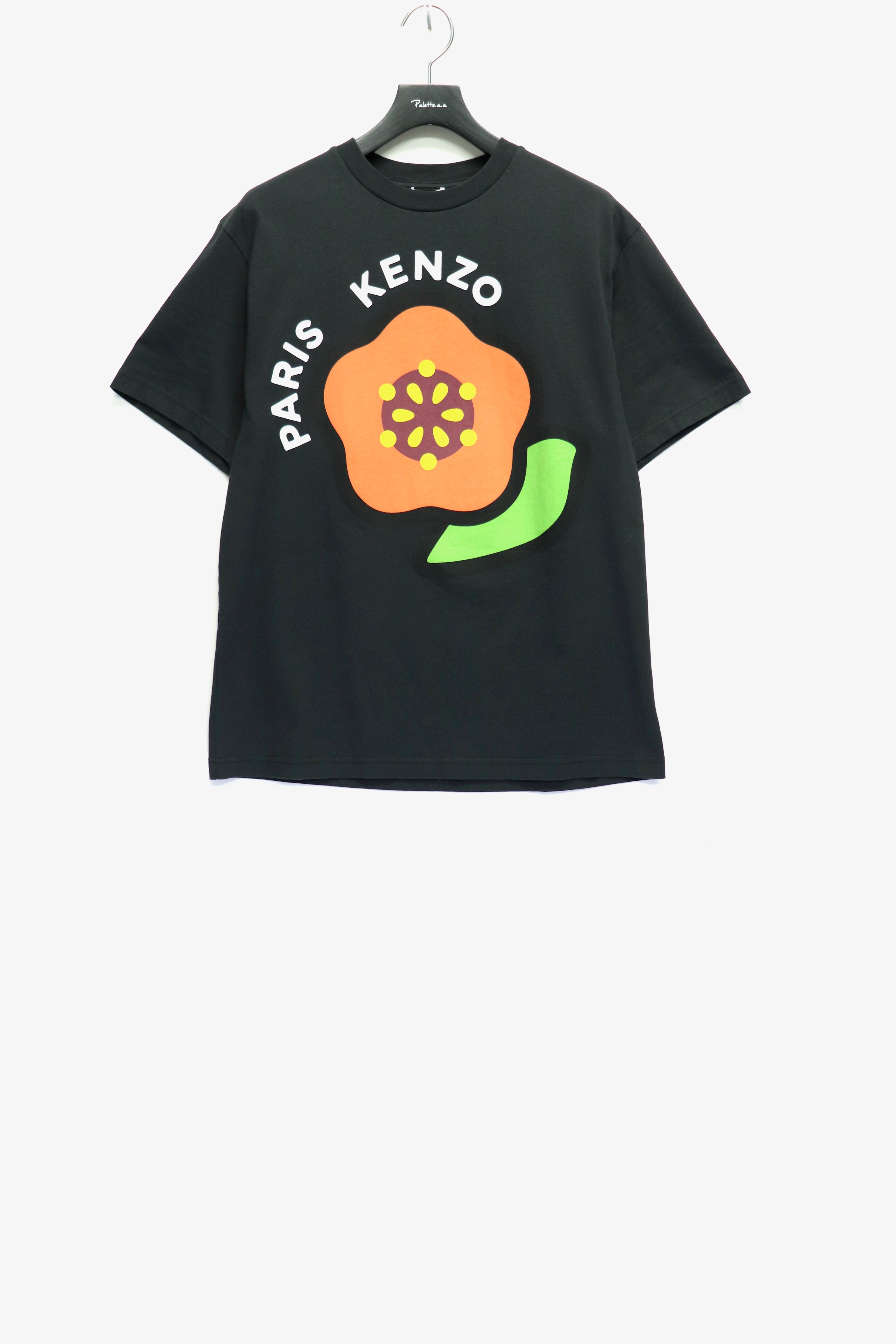 KENZO ケンゾー　花柄　ベスト　38 M ブラウン　ジップアップ　異素材 KENZO(ケンゾー)のKENZO POP CLASSIC T-SHIRT BLACKの通販｜PALETTE