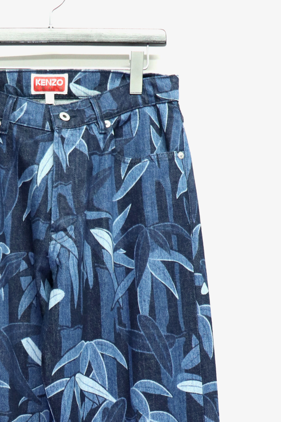 KENZO  KENZO CHIKU-RIN CAMO BOTAN LOOSE FIT JEANS