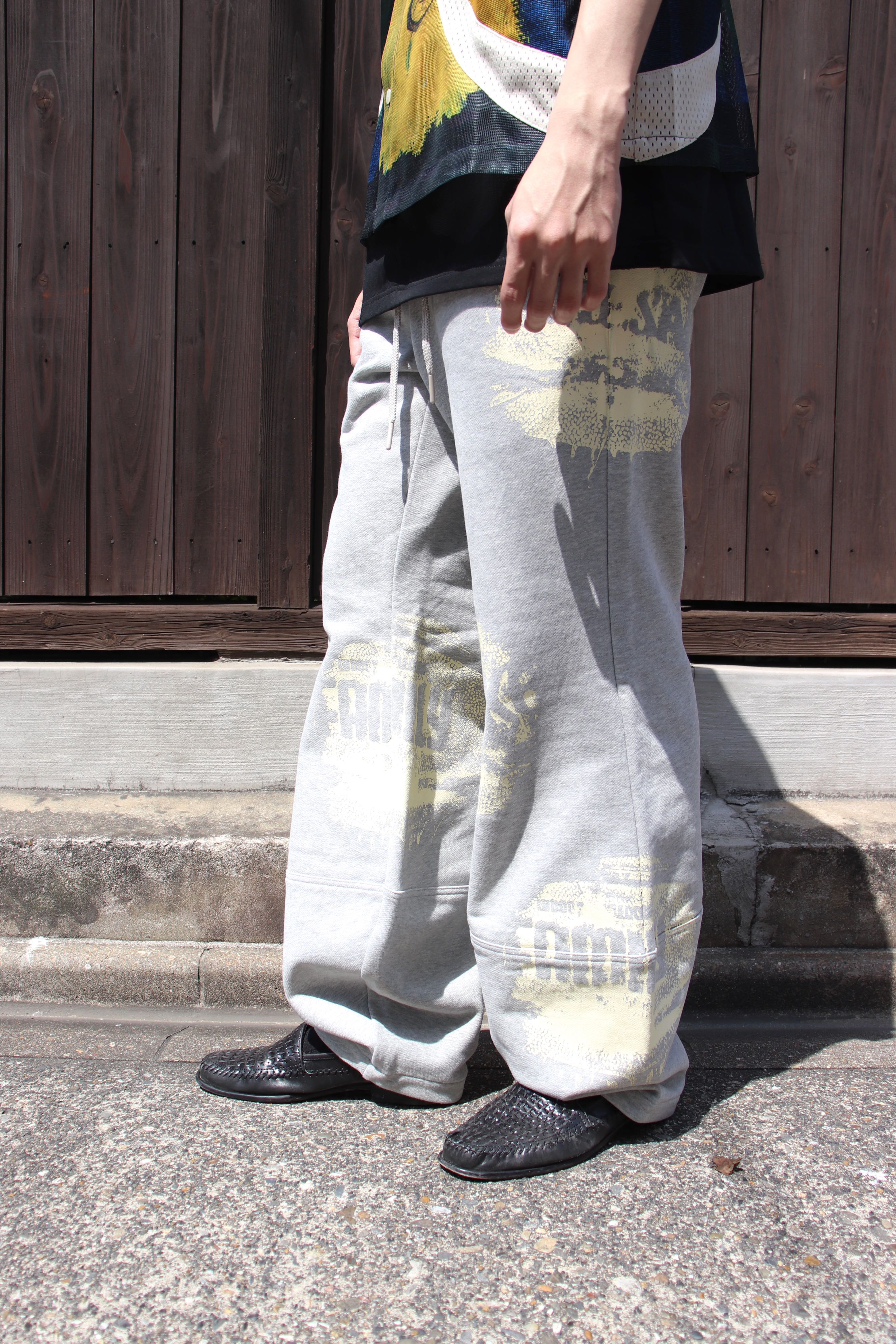 NAMESAKE(ネイムセイク)のDREW BBALL SPLASH HOURGLASS SWEATPANTS