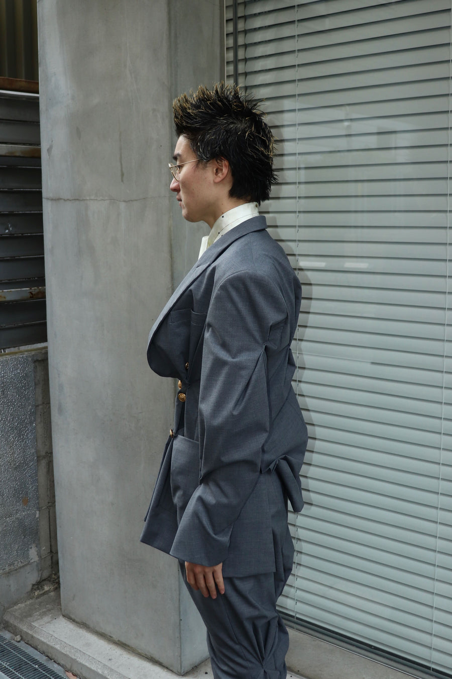 MASU  WARP BLAZER(GRAY)