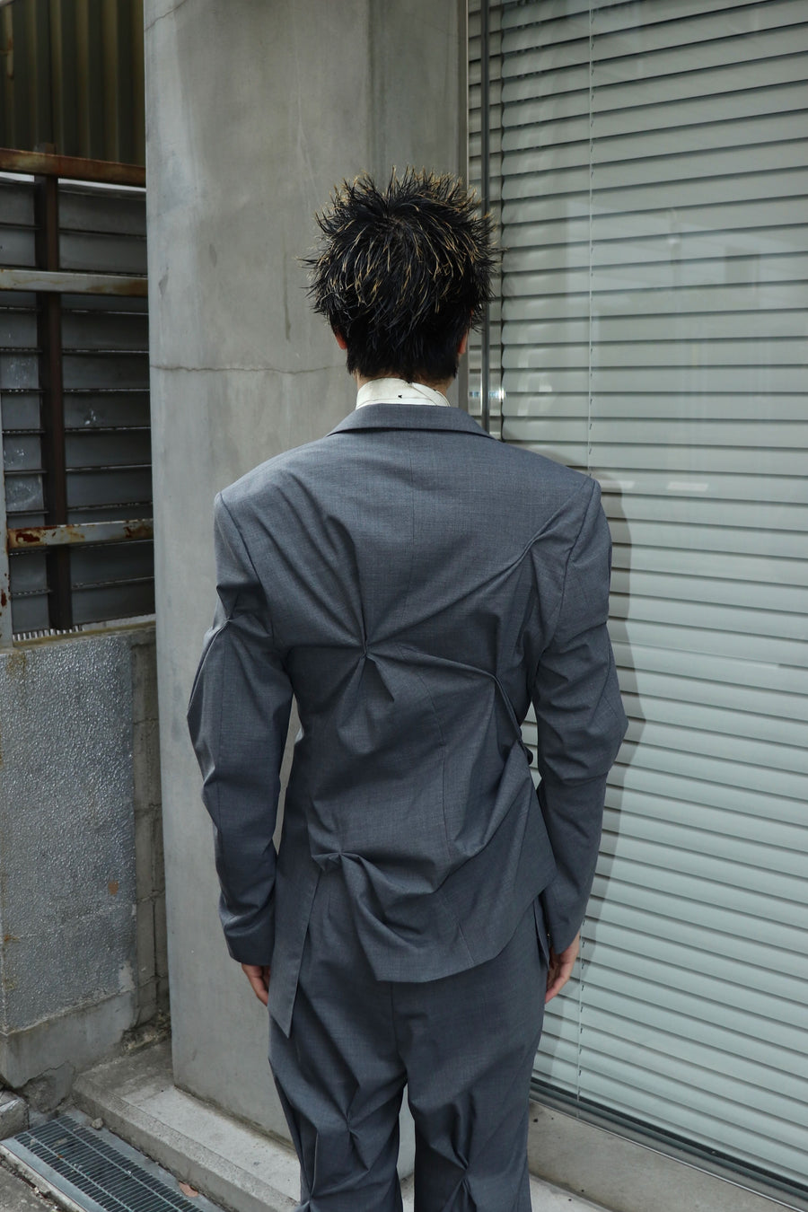 MASU  WARP BLAZER(GRAY)