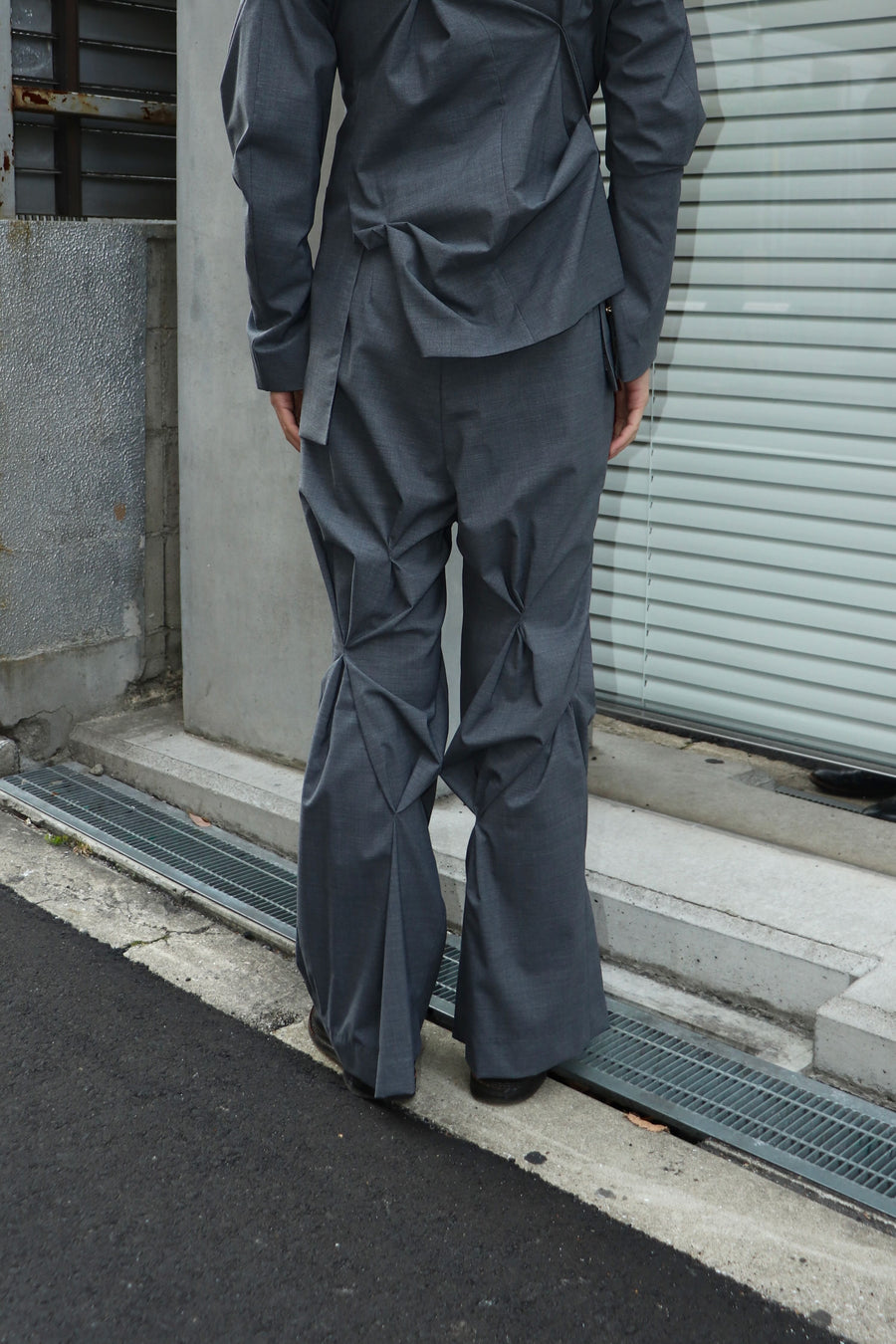 MASU  WARP TROUSERS(GRAY)