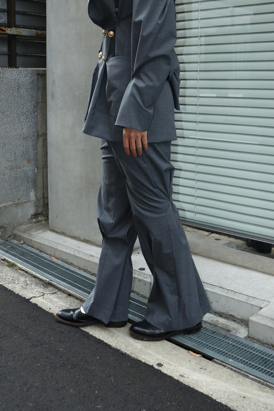 MASU  WARP TROUSERS(GRAY)