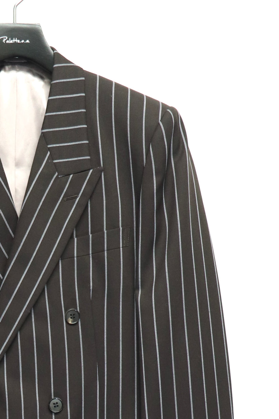 LITTLEBIG Stripe 6B Double Jacket セットアップ LITTLEBIG(リトルビッグ)のStripe 6B Double Jacket BROWNの通販