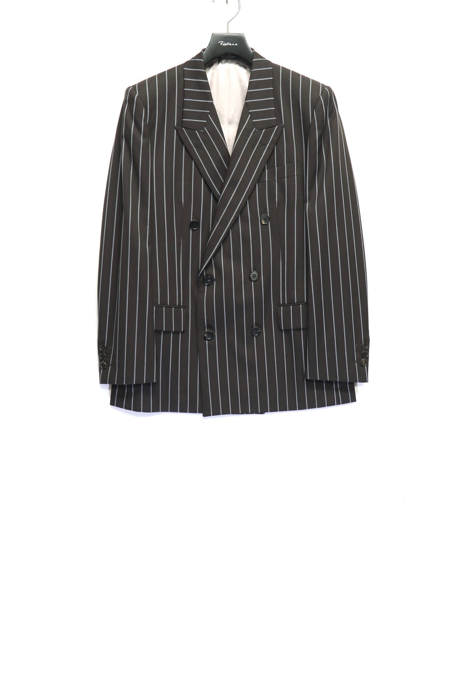 LITTLEBIG(リトルビッグ)のStripe 6B Double Jacket BROWNの通販