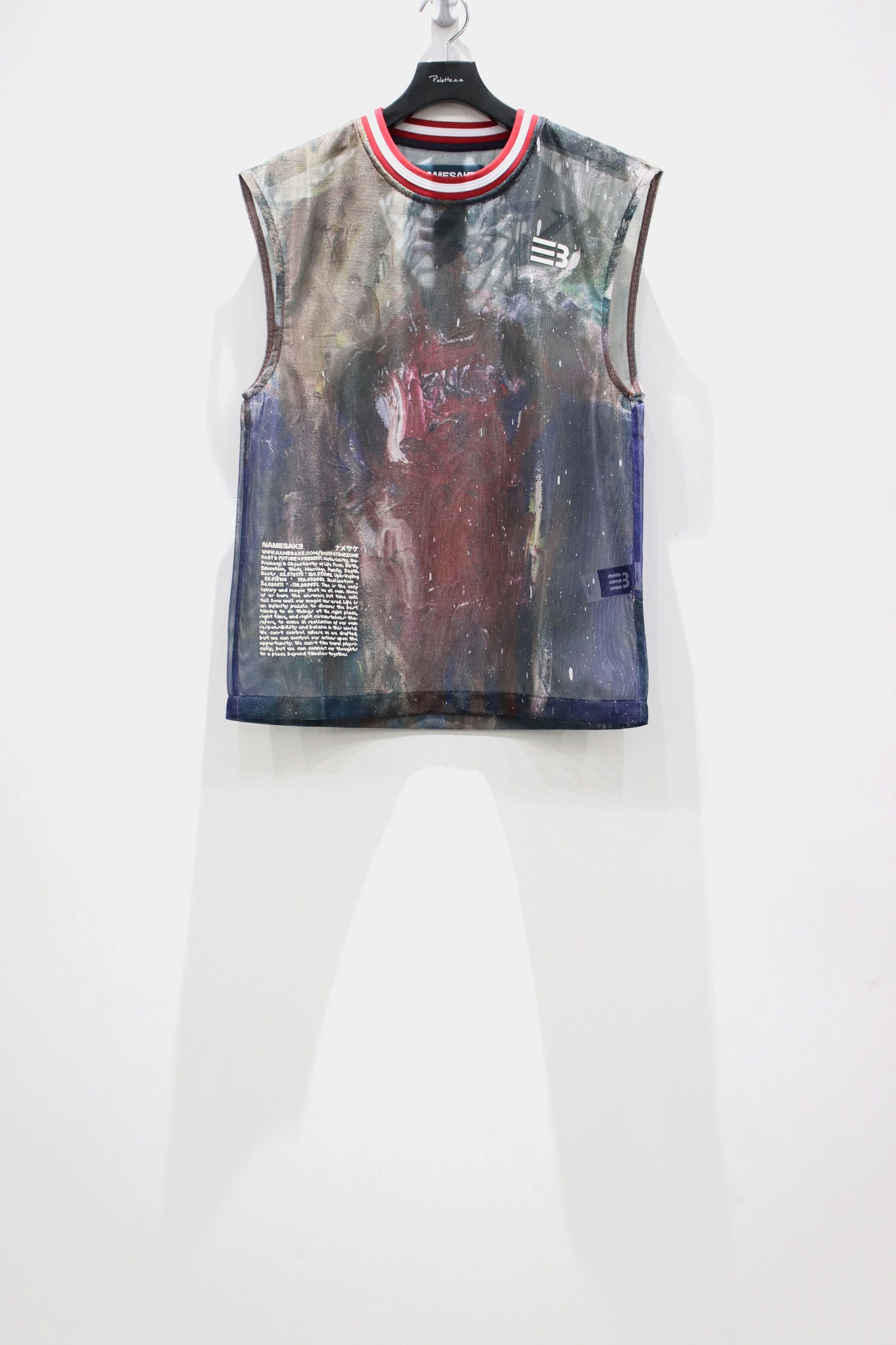 NAMESAKE(ネイムセイク)のCHAUNCEY GRID MESH TANK MULTICOLOR JORDAN