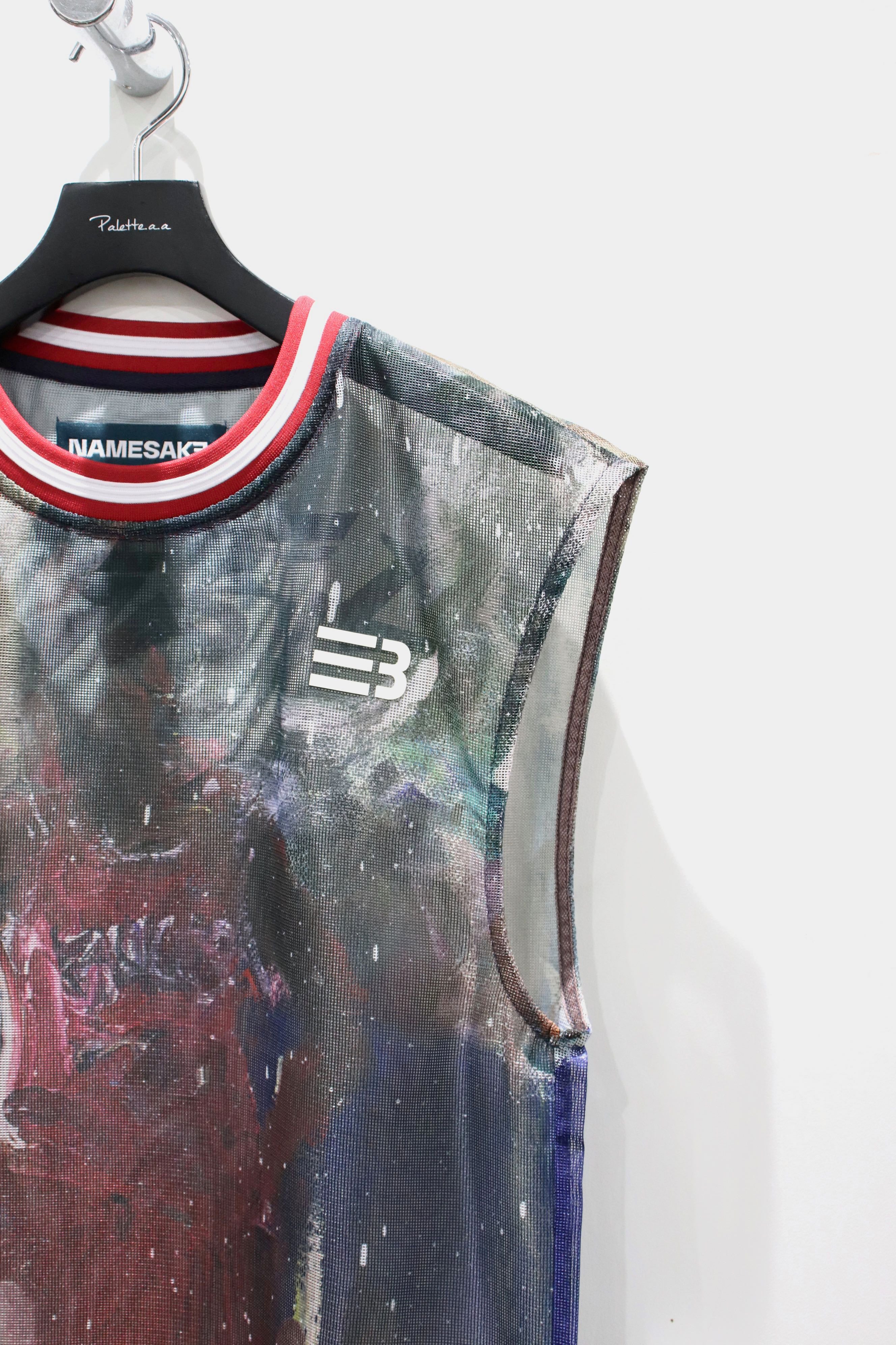 NAMESAKE(ネイムセイク)のCHAUNCEY GRID MESH TANK MULTICOLOR JORDAN