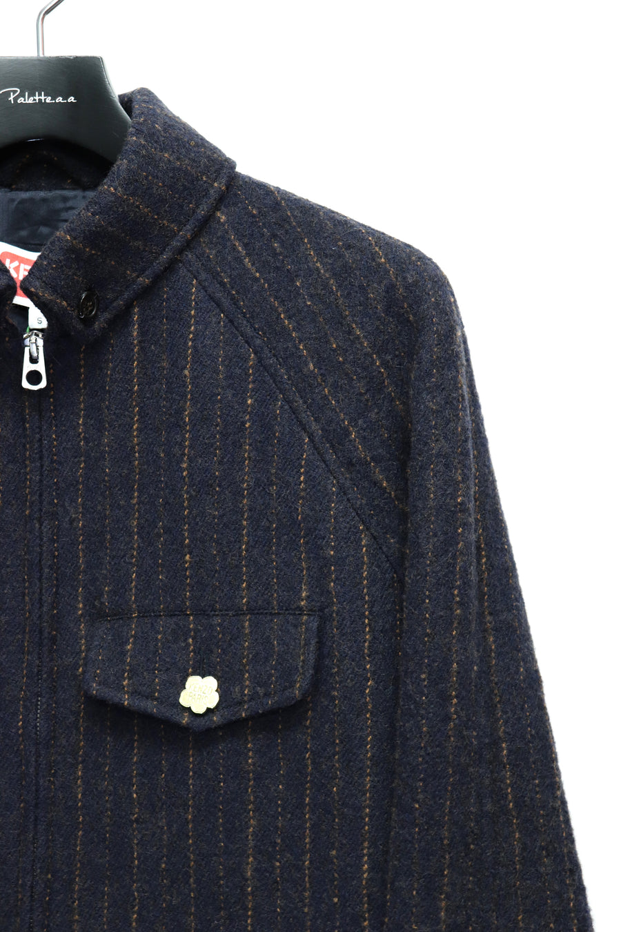 KENZO  STRIPED WOOL BLOUSON