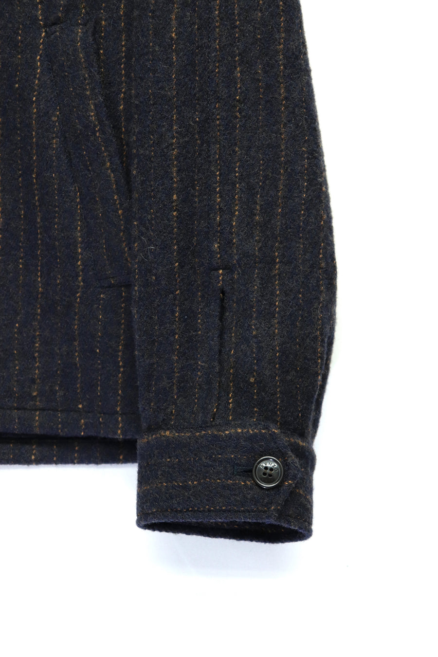 KENZO  STRIPED WOOL BLOUSON