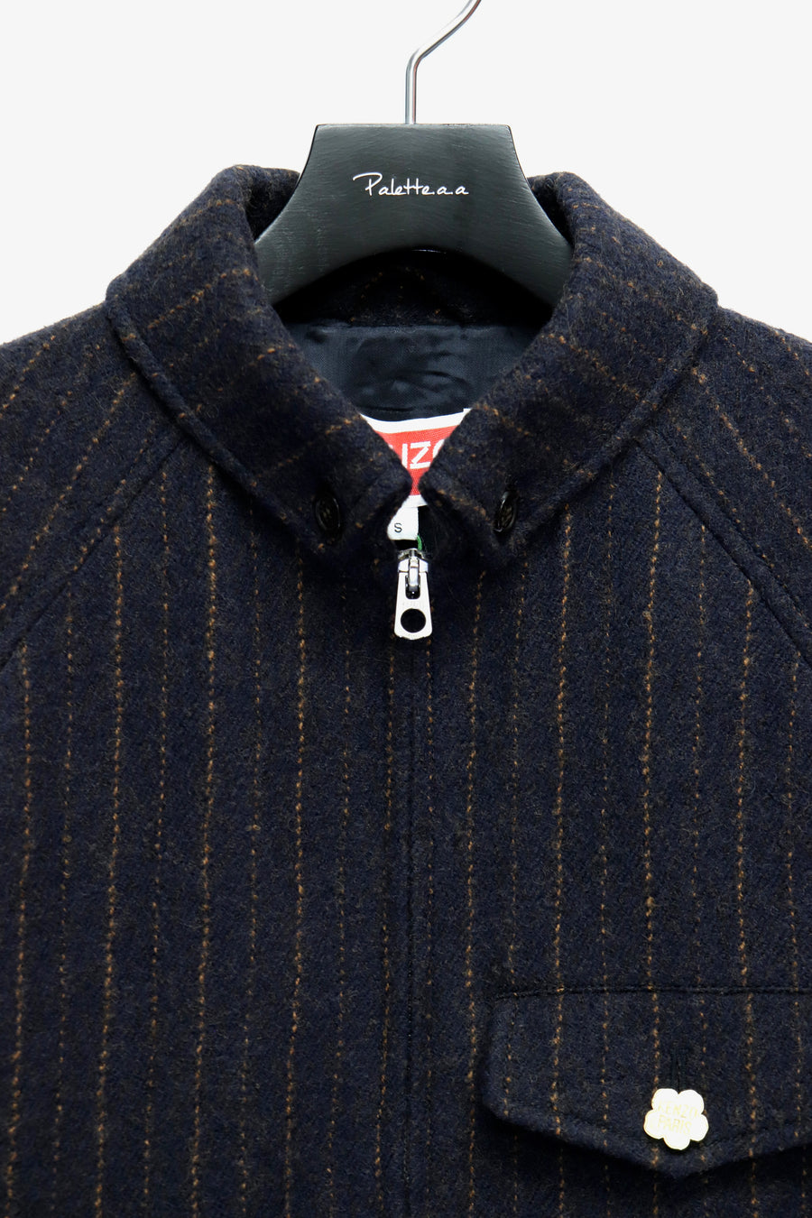 KENZO  STRIPED WOOL BLOUSON