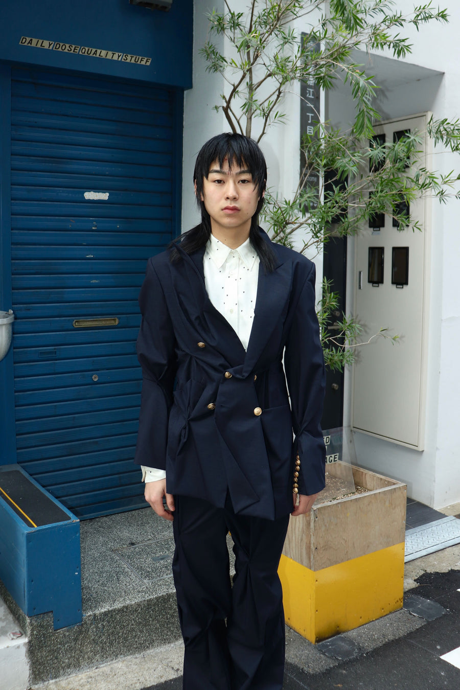 MASU  WARP BLAZER(NAVY)